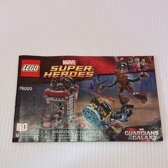LEGO 76029 Marvel Super‎ Heroes Guardians of the Galaxy Booklet manual only - Picture 1 of 1